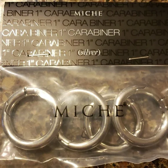 Miche 1" silver carabiner - Picture 1 of 2